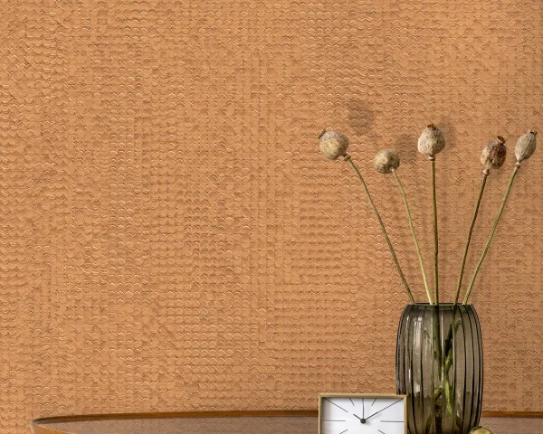 کاغذ دیواریکربن 3/carbon3  طرح بافت نارنجی کد ۱۰۲۵۵
