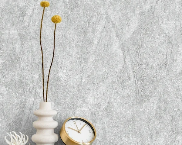 کاغذ دیواریکربن 3/carbon3  طرح رگهدار نقره ای کد ۱۰۲۹۲