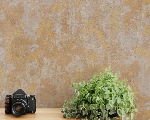 کاغذ دیواری کربن 3/carbon3 طرح پتینه قهوه‌ای کد ۱۰۳۲۵