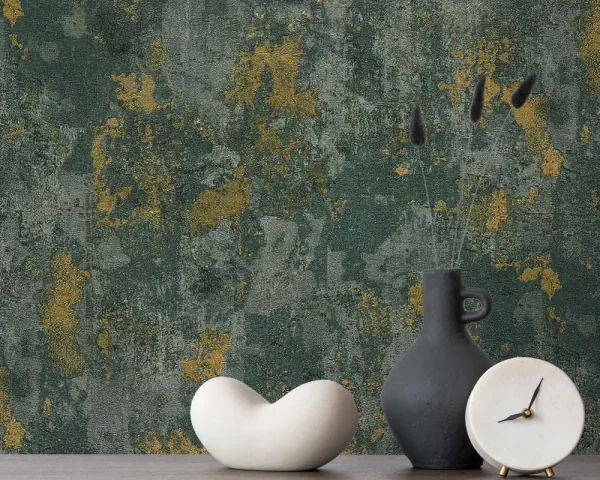 کاغذ دیواری کربن 3/carbon3 طرح پتینه سبز کد ۱۰۳۲۹