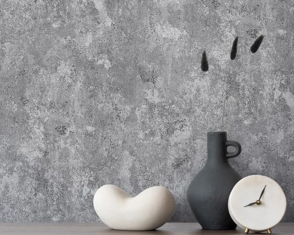 کاغذ دیواریکربن 3/carbon3  طرح پتینه خاکستری کد ۱۰۳۳۱