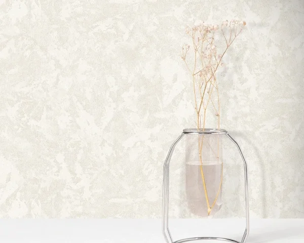 کاغذ دیواریکربن2/ carbon2 طرح پتینه کرم کد ۱۰۱۲۷