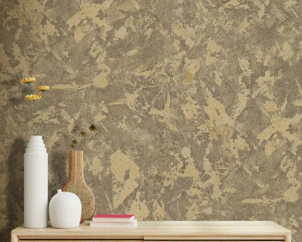 کاغذ دیواری کربن2/ carbon2 طرح پتینه قهوه‎‌ای کد ۱۰۱۳۰