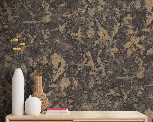 کاغذ دیواری کربن2/ carbon2 طرح پتینه قهوه‎‌ای کد ۱۰۱۳۱