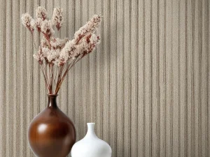 کاغذ دیواری کربن2/carbon طرح راه راه قهوه‌ای کد ۱۰۱۷۸