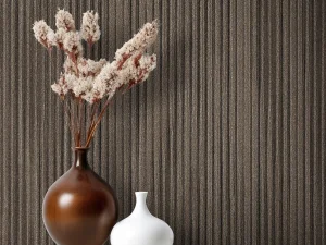 کاغذ دیواری کربن2/carbon طرح راه راه قهوه‌ای کد ۱۰۱۷۷