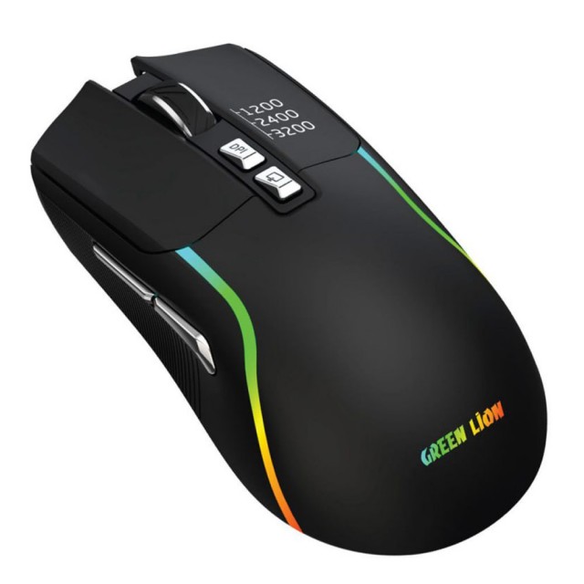ماوس بی سیم گیمینگ گرین لاین مدل Green Lion GL-RM5 Gaming Mouse