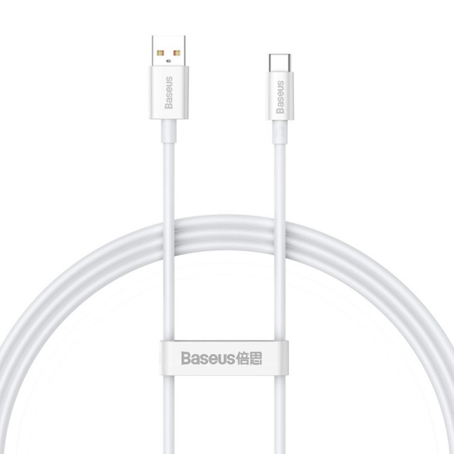 کابل شارژ USB به Type-C بیسوس مدل Superior P10320102214-01 طول 1 متر توان 100 وات