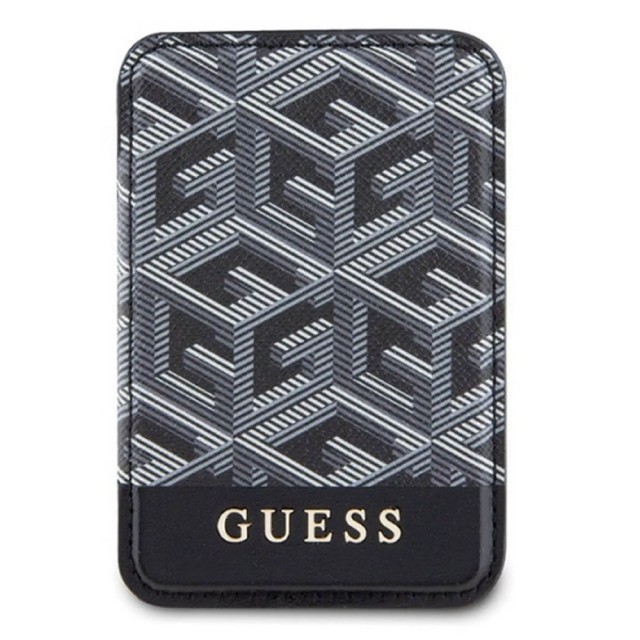 جا کارتی و استند مگ سیف گس مدل Guess G Cube Card Holder with MagSafe
