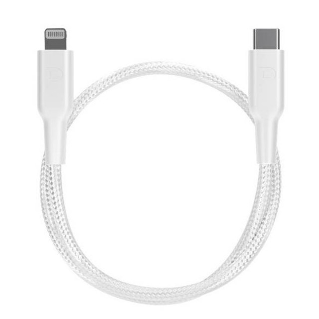 کابل شارژ Type-C به لایتنینگ پاورولوژی مدل PCAB006 طول 30 سانت توان 60 وات