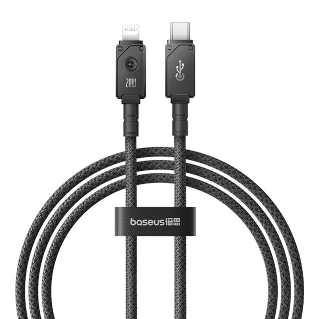 کابل شارژ Type-C به لایتنینگ بیسوس مدل Unbreakable CB000049 P10355803111-00 طول 1 متر توان 20 وات