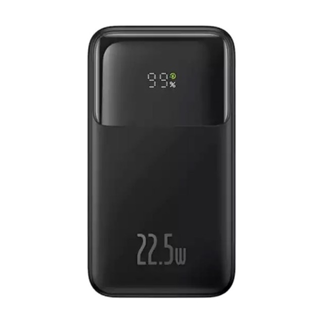 پاوربانک بیسوس مدل Comet Series PPMD020001 با کابل تایپ سی و لایتنینگ ظرفیت 10000 توان 22.5 وات