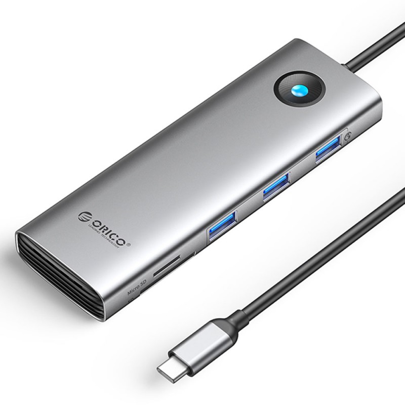 هاب تایپ سی 9 پورت اوریکو مدل PW11-9P