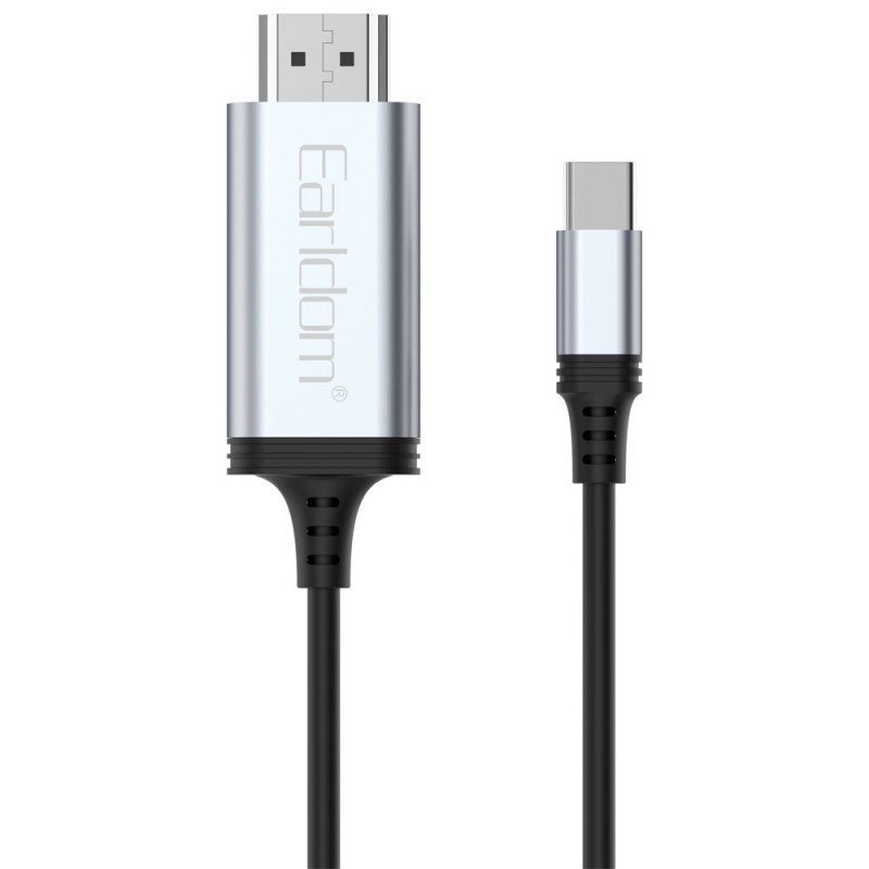 کابل تبدیل Type-C به HDMI ارلدام مدل W34 طول 2 متر
