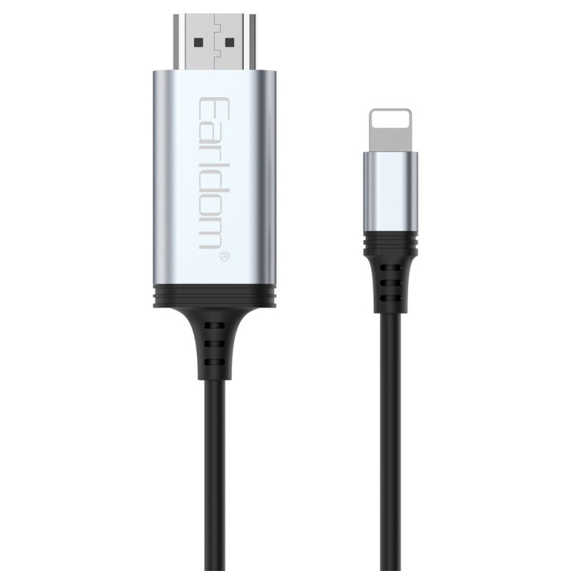 کابل تبدیل لایتنینگ به HDMI ارلدام مدل W35 طول 2 متر