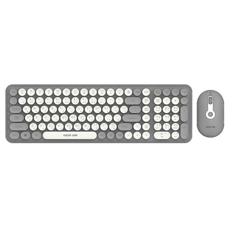 کیبورد و ماوس بی سیم گرین لاین مدل Green Lion GKM-300