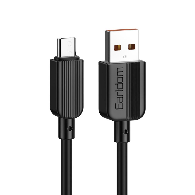 کابل شارژ USB به micro USB ارلدام مدل EC-183M طول 1 متر توان 2.4 آمپر