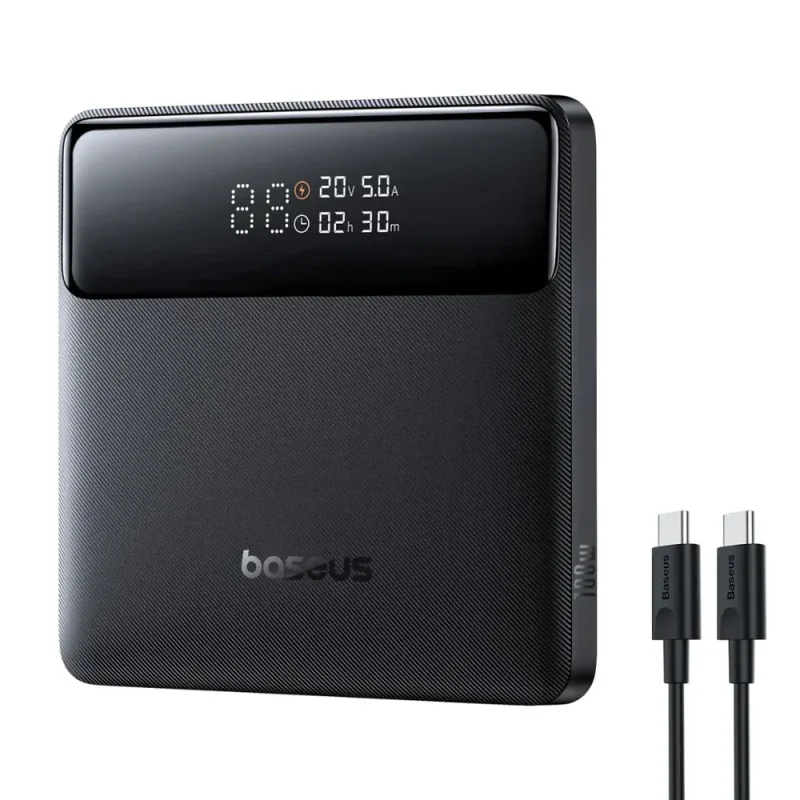 پاوربانک بیسوس مدل Blade H1 PPBLD100HD ظرفیت 20000 میلی آمپر توان 100 وات