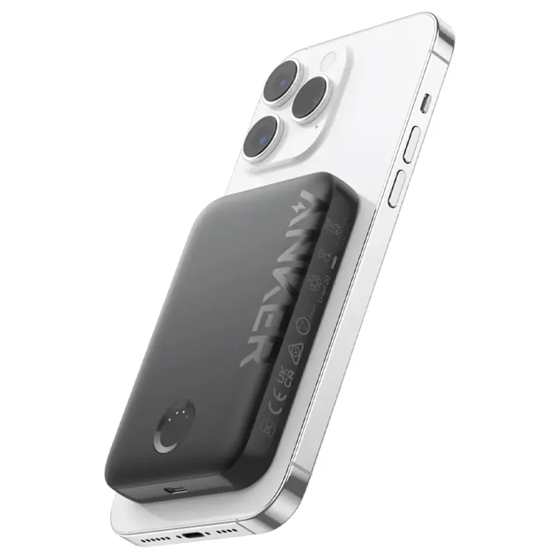 پاوربانک مگنتی انکر MagGo مدل A1616 ظرفیت 5000 توان 12 وات