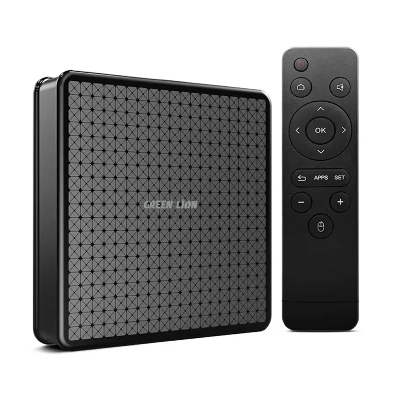 اندروید باکس 4K گرین لاین مدل Green Lion Android TV Box با حافظه 16 گیگ رم 2 گیگ و ریموت