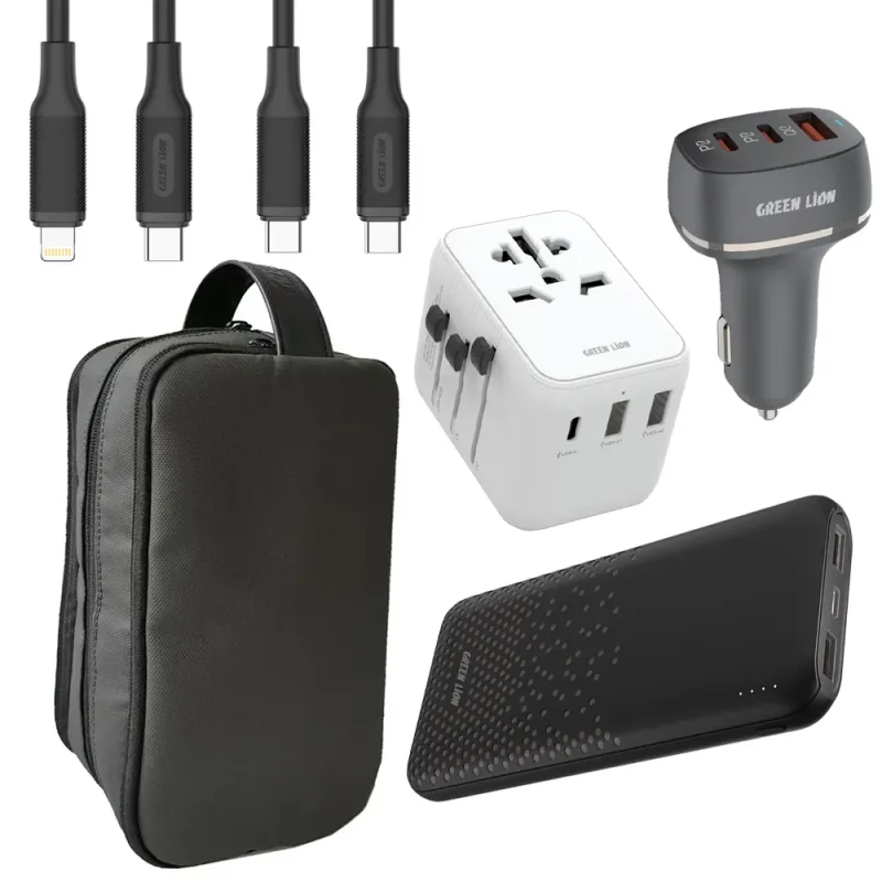 کیف مسافرتی لوازم جانبی 6 در 1 گرین Green Lion Combo Travel Bag 6 IN 1 Kit