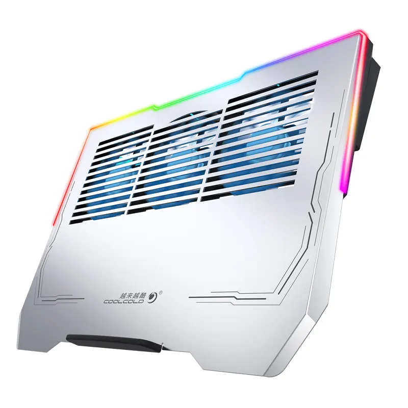 پایه نگهدارنده گیمینگ لپ تاپ کول کلد مدل K42 با 3 فن