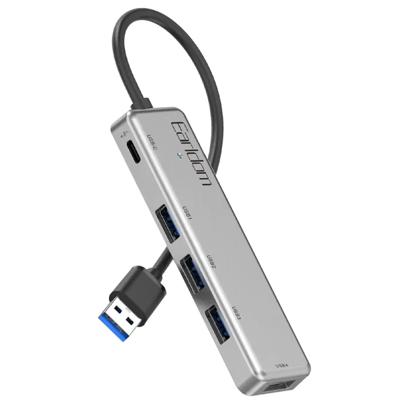 هاب 5 پورت USB2.0 ارلدام مدل HUB12