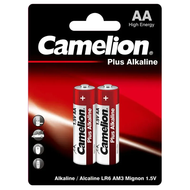 باتری قلمی کملیون مدل Plus Alkaline بسته 2 عددی