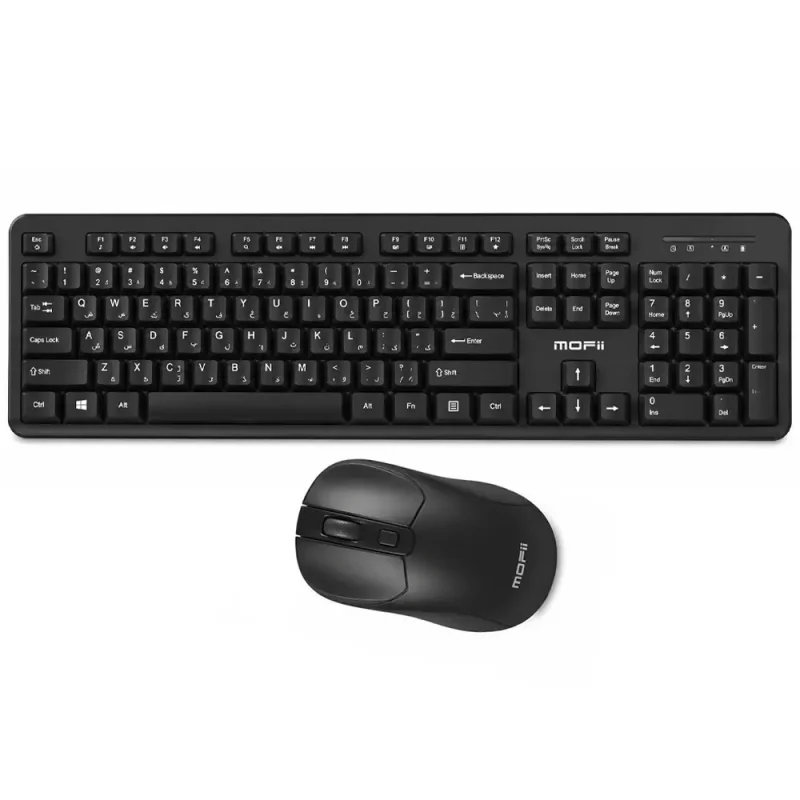 کیبورد و ماوس بی سیم مافی مدل Mofii X100DM