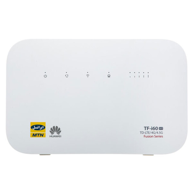 مودم 4G/TD-LTE ایرانسل مدل TF-i60 H1 همراه با سیم کارت دو قلو ایرانسل TD-LTE 4G