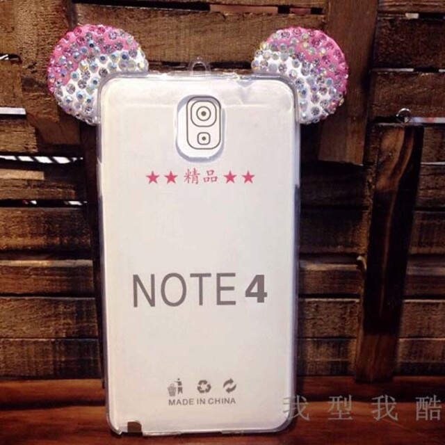 قاب میکی مدل نگین‌دار مناسب برای گوشی موبایل سامسونگ Note 4