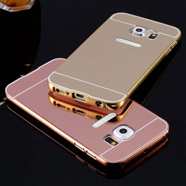 قاب آینهای دور فلزی موبایل سامسونگ S6 Edge