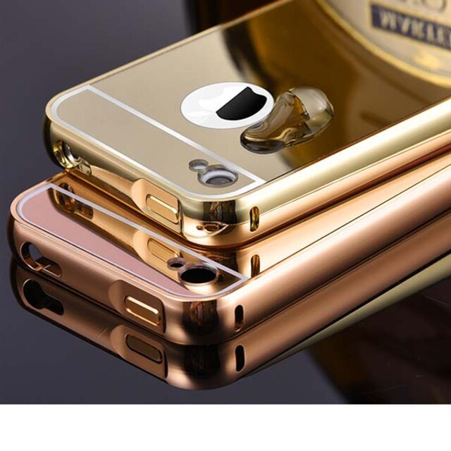 قاب آینه‌ای دور فلزی مناسب برای گوشی آیفون 4/4s