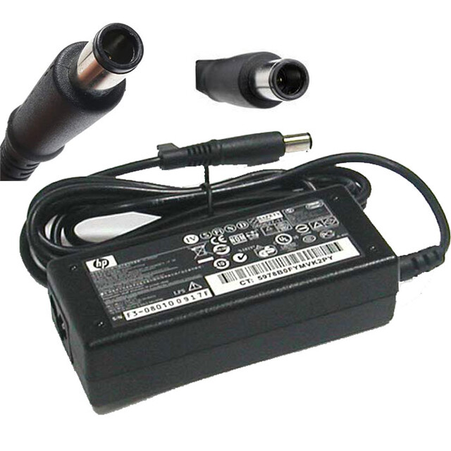 شارژر لپ تاپ اچ پی 18.5 ولت 3.5 آمپر سر دلی مدل PPP009H