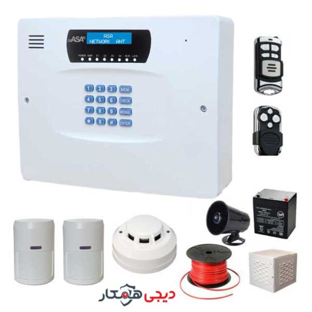 سیستم امنیتی دزدگیر اماکن سیم کارتی و خط ثابت آسا آبی