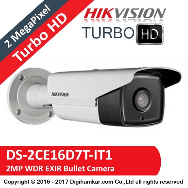 دوربين مداربسته TurboHD بولت هايک ويژن مدل DS-2CE16D7T-IT1
