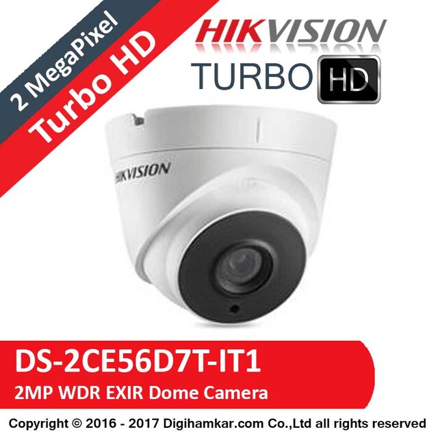 دوربين مداربسته TurboHD دام هايک ويژن مدل DS-2CE56D7T-IT1