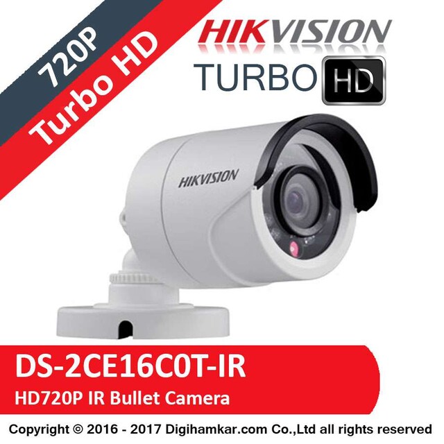 دوربين مداربسته TurboHD بولت هايک ويژن مدل DS-2CE16C0T-IR