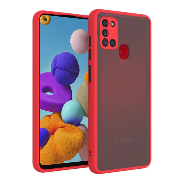 قاب پشت مات محافظ لنزدار سامسونگ A21s