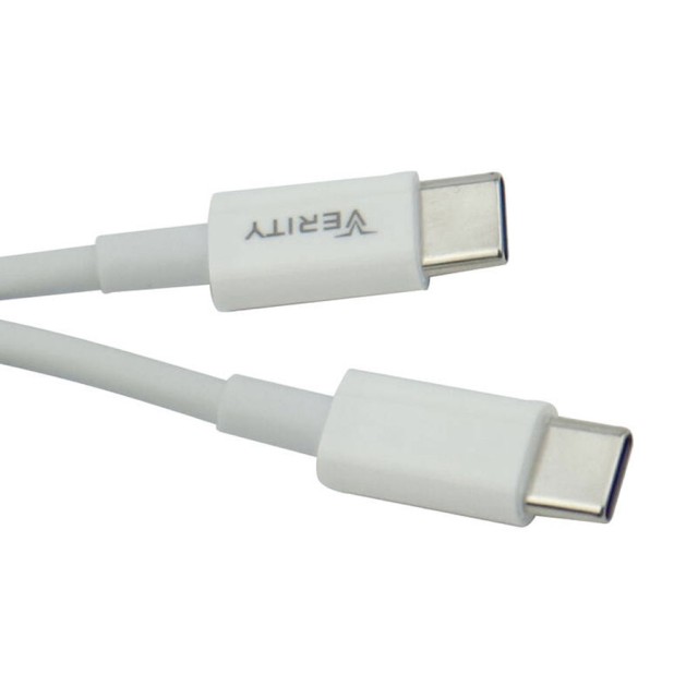 کابل شارژ USB-C به USB-C وریتی مدل CB 3134C طول 1 متر توان 2.4 آمپر