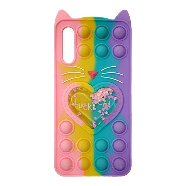 قاب سیلیکونی گربه ای آکواریومی Lucky Cat پاپیتی سامسونگ A70s