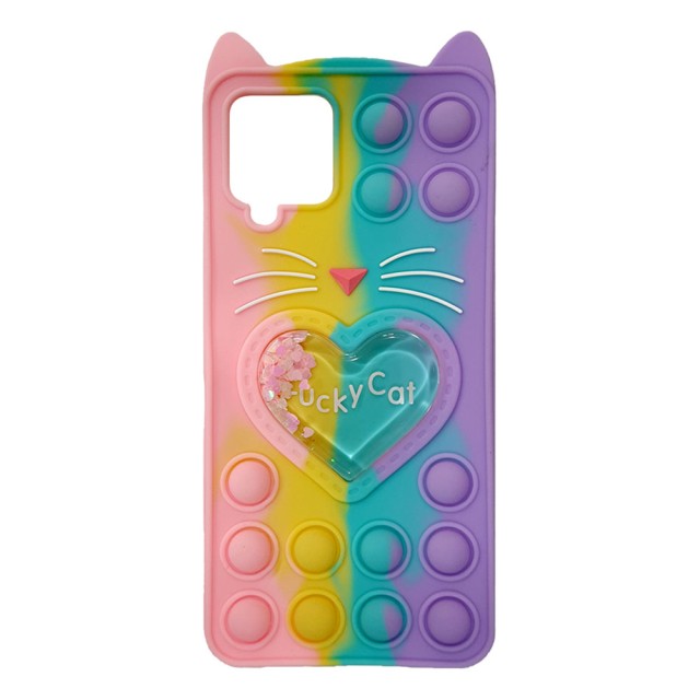 قاب سیلیکونی گربه ای آکواریومی Lucky Cat پاپیتی سامسونگ A22 4G