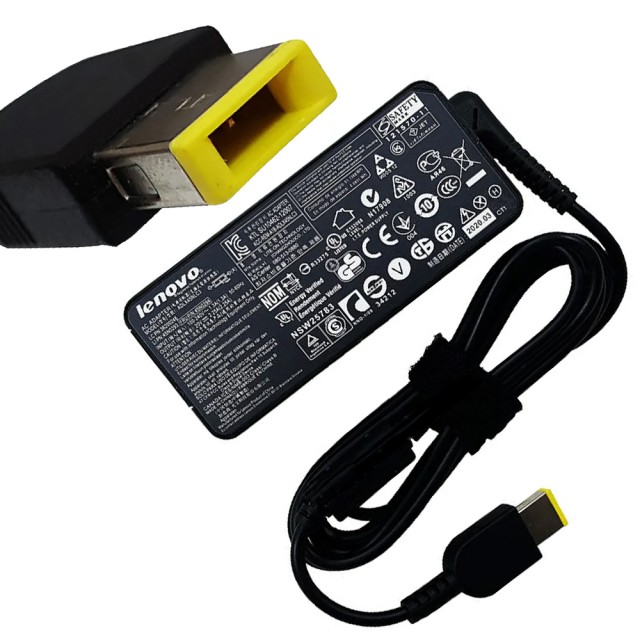 شارژر لپ تاپ لنوو 20 ولت 2.25 آمپر سر یو اس بی مدل ADLX45NLC3