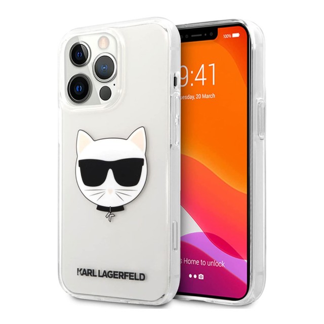 قاب کارل لاگرفلد مدل KLHCP13XHCHCK موبایل آیفون iPhone 13 Pro Max