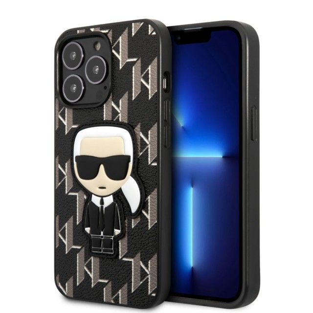 قاب کارل لاگرفلد مدل KLHCP13LPMNIKBK موبایل آیفون iPhone 13 Pro