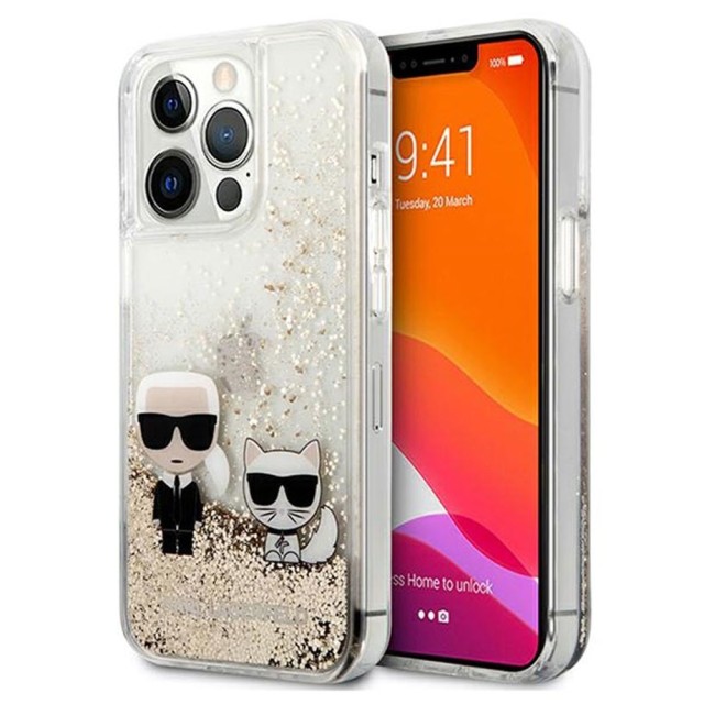 قاب کارل لاگرفلد مدل KLHCP13LGKCD موبایل آیفون iPhone 13 Pro