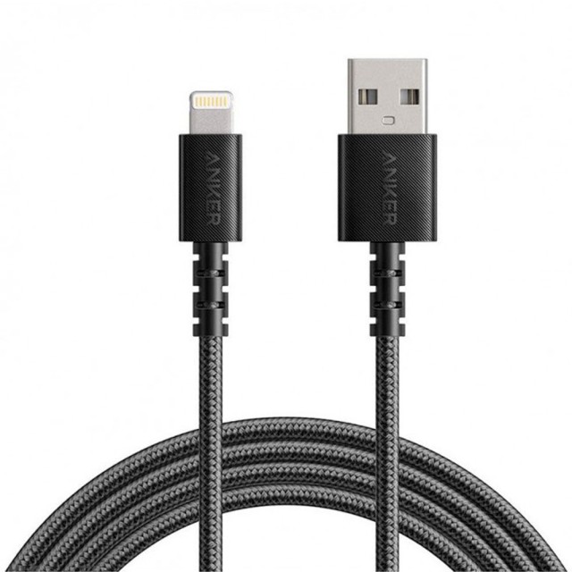 کابل شارژ USB به لایتنینگ انکر مدل Anker PowerLine Select+ A8012H12 طول 0.9 متر توان 2.4 آمپر