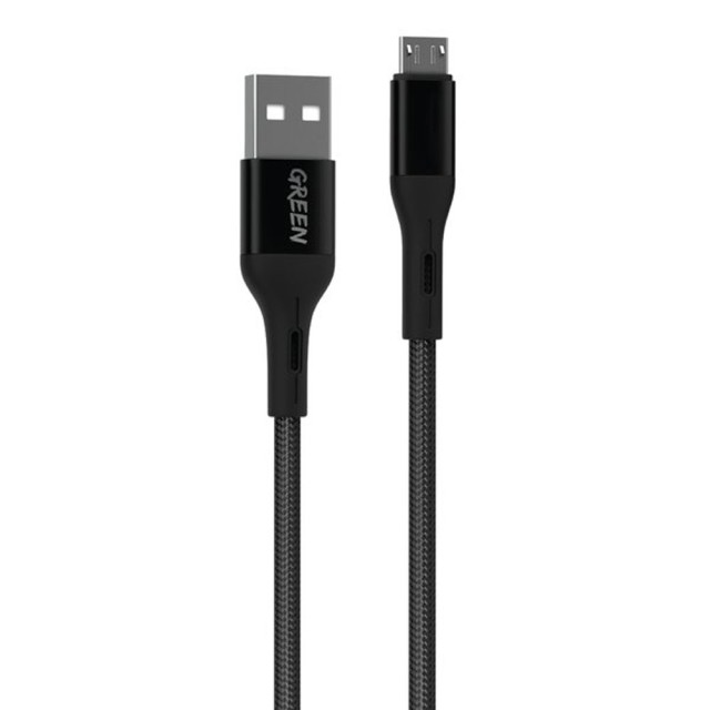 کابل شارژ USB به micro USB گرین لاین مدل GNBCMCBK طول 1.2 متر توان 2 آمپر