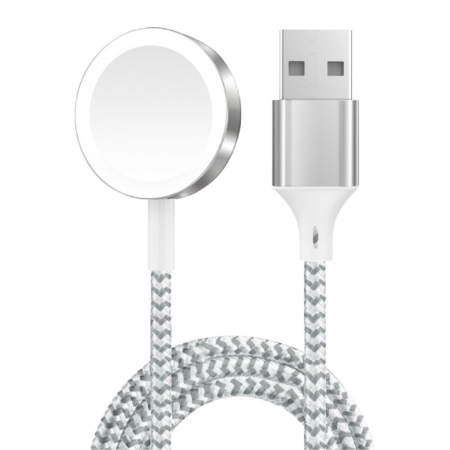 کابل تبدیل USB به شارژر اپل واچ گرین لیون GNMCCISL طول 1.2 متر توان 2.5 وات