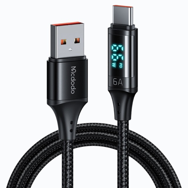 کابل شارژ USB به Type-C مک دودو مدل CA-1080 توان 66 وات طول 1.2 متر